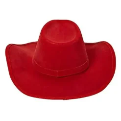Spirit Halloween Red Western Cowboy Hat 5 Spirit Halloween Red Western Cowboy Hat -Spirit Halloween Store 01452903 c