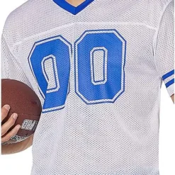 Spirit Halloween White Football Jersey -Spirit Halloween Store 01454941 c