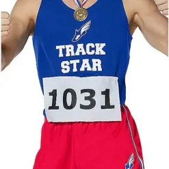 Spirit Halloween Adult Old School Track Suit 6 Spirit Halloween Adult Old School Track Suit -Spirit Halloween Store 01457670 c