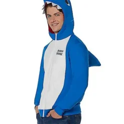 Spirit Halloween Adult Daddy Shark Costume Hoodie - Baby Shark