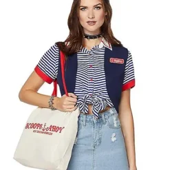 Spirit Halloween Scoops Ahoy Shirt And Tote Bag - Stranger Things