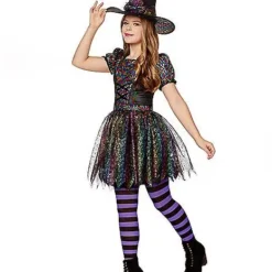 Spirit Halloween Kids Sequin Witch Costume