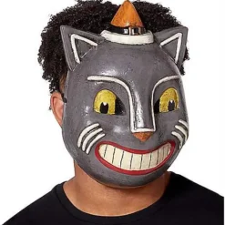 Spirit Halloween Vintage Cat Half Mask -Spirit Halloween Store 01471788 c
