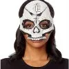 Spirit Halloween Witch Doctor Skull Half Mask