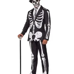 Spirit Halloween Adult Skeleton Suit
