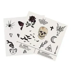 Spirit Halloween Gothic Temporary Tattoos