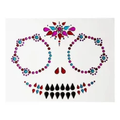 Spirit Halloween Sugar Skull Face Decal