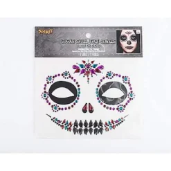 Spirit Halloween Sugar Skull Face Decal -Spirit Halloween Store 01474741 d