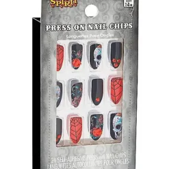 Spirit Halloween Day Of The Dead Press On Nails -Spirit Halloween Store 01474873 c