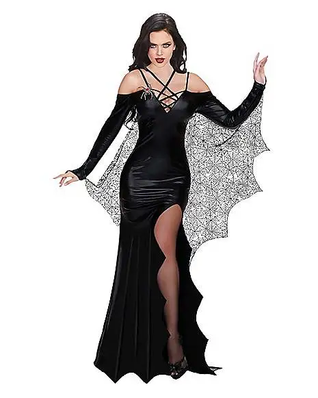 Spirit Halloween Adult Black Widow Dress Costume 1 Spirit Halloween Adult Black Widow Dress Costume