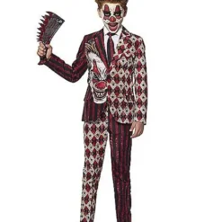 Spirit Halloween Kids Creepy Clown Suit