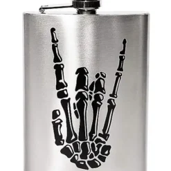 Spirit Halloween Skeleton Punk Flask