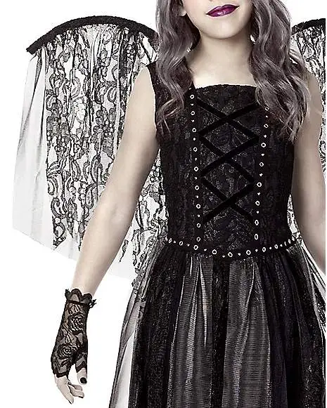 Spirit Halloween Kids Dark Angel Costume 3 Spirit Halloween Kids Dark Angel Costume - Image 3