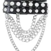 Spirit Halloween Studded Chain Punk Rock Bracelet