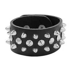 Spirit Halloween Punk Spiked Cuff Bracelet