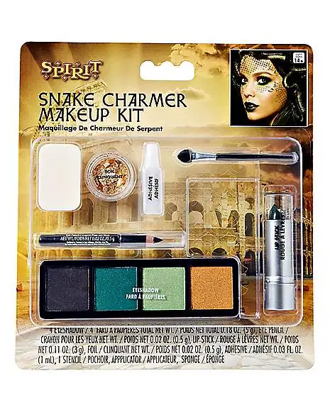 Spirit Halloween Snake Charmer Makeup Kit 1 Spirit Halloween Snake Charmer Makeup Kit