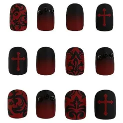 Spirit Halloween Kids Twilight Press On Vampire Nails