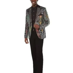 Spirit Halloween Adult '20s Multicolored Jacket -Spirit Halloween Store 01488824 d
