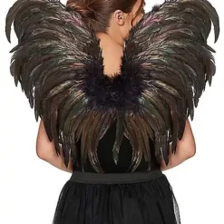 Spirit Halloween Fallen Angel Oil Slick Wings