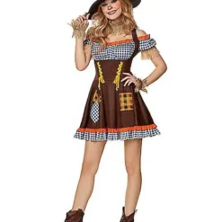 Spirit Halloween Adult Sunflower Scarecrow Costume