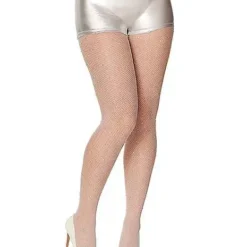 Spirit Halloween Angel Rhinestone Fishnet Stockings