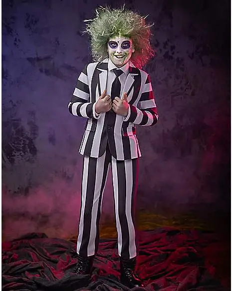 Spirit Halloween Kids Beetlejuice Costume - Beetlejuice 1 Spirit Halloween Kids Beetlejuice Costume - Beetlejuice