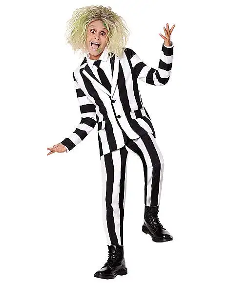 Spirit Halloween Kids Beetlejuice Costume - Beetlejuice 2 Spirit Halloween Kids Beetlejuice Costume - Beetlejuice - Image 2
