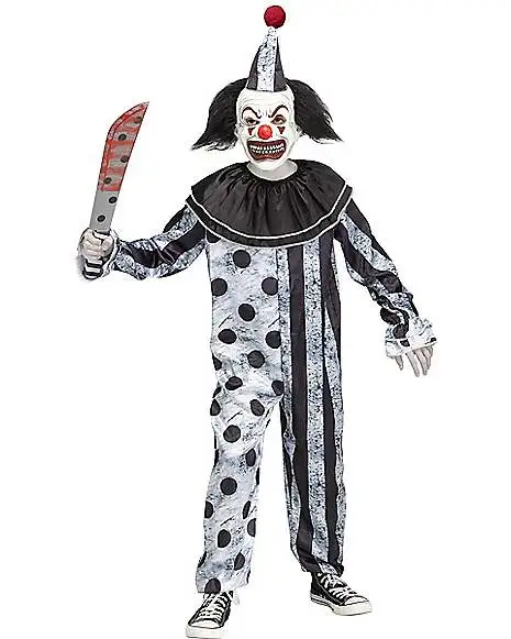 Spirit Halloween Kids Psycho Clown Costume 1 Spirit Halloween Kids Psycho Clown Costume