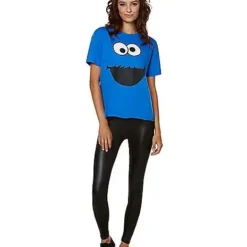 Spirit Halloween Adult Cookie Monster T Shirt - Sesame Street -Spirit Halloween Store 01496322 d