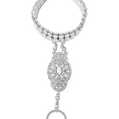 Spirit Halloween '20s Gem Hand Chain Bracelet