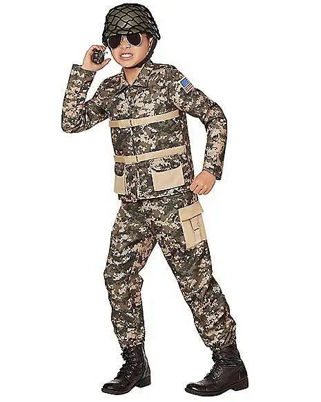 Spirit Halloween Kids Military Soldier Costume 1 Spirit Halloween Kids Military Soldier Costume
