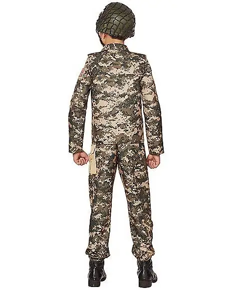 Spirit Halloween Kids Military Soldier Costume 2 Spirit Halloween Kids Military Soldier Costume - Image 2