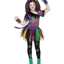 Spirit Halloween Kids Wild Rainbow Cat Costume