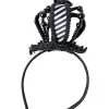 Spirit Halloween Black And White Mini Queen Crown Headband