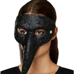 Spirit Halloween Female Plague Doctor Half Mask -Spirit Halloween Store 01503358 c