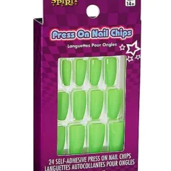 Spirit Halloween '80s Green Press On Nails -Spirit Halloween Store 01504661 c