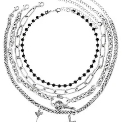 Spirit Halloween '80s Layering Choker Necklaces