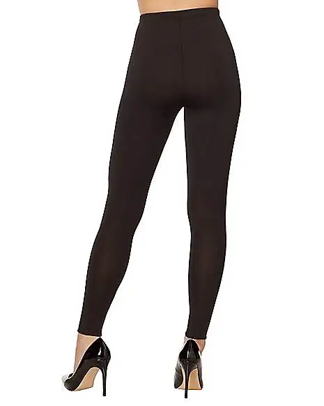 Spirit Halloween Skeleton Royalty Leggings 2 Spirit Halloween Skeleton Royalty Leggings - Image 2