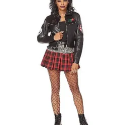 Spirit Halloween Girl Gang Punk Jacket -Spirit Halloween Store 01506450 c