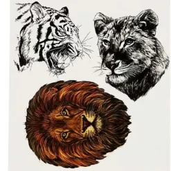 Spirit Halloween Big Cat Temporary Tattoos -Spirit Halloween Store 01507813 d