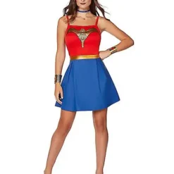 Spirit Halloween Adult Wonder Woman Dress - Wonder Woman -Spirit Halloween Store 01508563 c