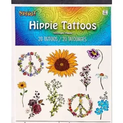 Spirit Halloween Hippie Temporary Tattoos -Spirit Halloween Store 01514884 d