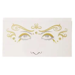 Spirit Halloween Gold Roman Face Decals