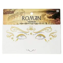 Spirit Halloween Gold Roman Face Decals -Spirit Halloween Store 01514926 c