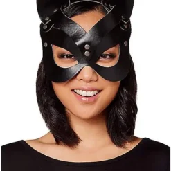 Spirit Halloween Black Cat Eye Mask