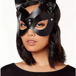 Spirit Halloween Black Cat Eye Mask -Spirit Halloween Store 01515691 c