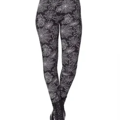 Spirit Halloween Spider Web Leggings