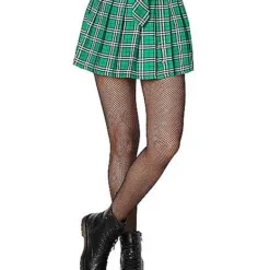 Spirit Halloween Adult Green Plaid Plus Size Skirt -Spirit Halloween Store 01526565 c