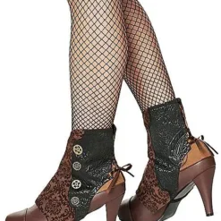 Spirit Halloween Printed Steampunk Shoe Covers