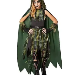 Spirit Halloween Kids Dark Forest Enchantress Costume